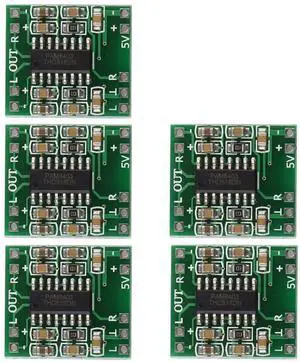 BUCIER 5pcs PAM8403 2x 3W Mini Digital Power Amplifier Board AMP Class D 2.5-5V Input