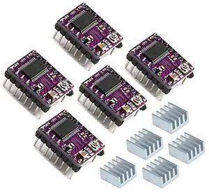 BUCIER 5pcs DRV8825 Stepper Motor Driver Module for 3D Printer RepRap 4 RAMPS1.4 StepStick