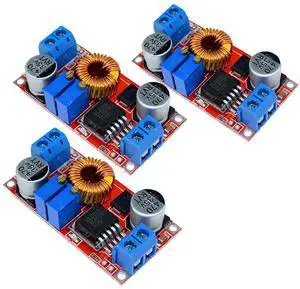 BUCIER 3pcs XL4015 5A DC to DC CC CV Lithium Battery Step Down Charging Board Led Power Converter Charger Step Down Module