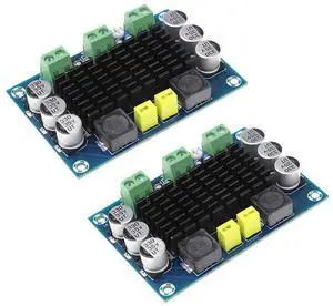 BUCIER 2pcs TPA3116 100W Audio Amplifier Board DC 12V 24V TPA3116DA Mono Channel Digital Audio Amplifier Board High Power AMP Module