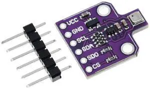 BUCIER BME680 Digital Temperature Humidity Sensor Module(Temperature/Humidity/Pressure/VOC Gas) 4 in 1 Sensor High Precision Environmental Monitoring Sensor with SPI IIC DC 5V