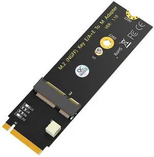 BUCIER Upgrade Version M.2 NGFF A+E Key WiFi/Bluetooth Card to M.2 Key M Adapter Card for Intel AX200/AX201/AX210