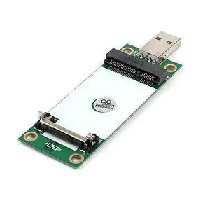 BUCIER Mini PCIe WWAN Card to USB Adapter with SIM Slot, Mini PCI Express WWAN/LTE/4G Module Tester Converter, Support 30mm 50mm Wireless Wide Area Network Card