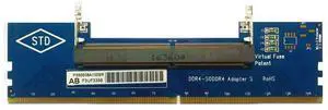 BUCIER Laptop DDR4 RAM to Desktop Adapter Card SO DIMM to DDR4 Converter