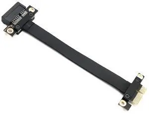 BUCIER PCI-e PCI Express 36Pin 1X Extender Extension Cable with Gold-Plated Connector