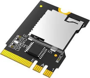 BUCIER New Version Micro SD Card, TF SDHC SDXC to NGFF Key A-E Adapter