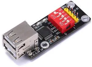 BUCIER Ch9350 Module Hid Keyboard Mouse to Serial Port Virtual Keyboard Scanning Gun to Serial Port KVM