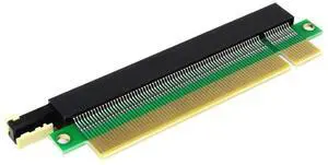 BUCIER PCI-E 164 pin Slot PCI-Express 16X Riser Card, Male to Female Extension Protector Upward Riser Adapter Card 1U 2U