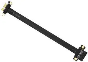 BUCIER PCI-e PCI Express 36PIN 1X Extender Extension Cable with Gold-Plated Connector (180 Degree 20cm pcie Riser Cable)