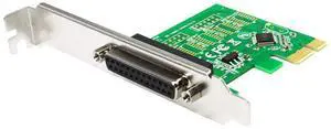 BUCIER PCIe Parallel Port Expansion Card, PCI Express to DB25 LPT Converter Adapter Controller for Desktop with Low Bracket, Support SPP / PS2 / EPP/ECP Modes