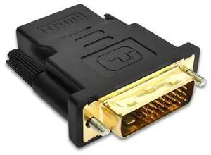 BUCIER DVI to HDMI Adapter, 3-Pack Bi-Directional DVI(24+1) Male to HDMI Female with Gold-Plated CordSupport 1080P for Computer, Monitor, Projector, TV, PS3/4/5 Nintendo Switch