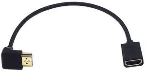 BUCIER  1ft 8K HDMI 2.1 Ultra HD Cable, Male to Female, 90 Degree Down Angle, 8k@60Hz
