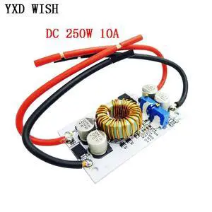 BUCIER 250W DC-DC Boost Converter Constant Current Mobile Power Supply 10A DC DC LED Driver Step Up Module Adjustable Step-Up Board
