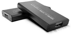 BUCIER 4K Video Capture Card HD 1080P Broadcast Live, Game Capture Cards HDMI to USB , Record via DSLR, Camcorder, Camera, PS4, Xbox one, Wii U, Nintendo Switch, Compact HDMI Capture Device
