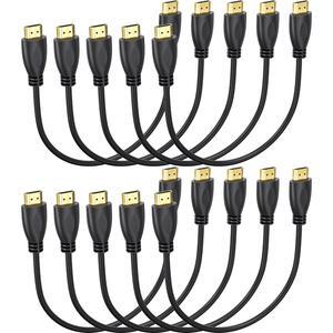 10-Pack HDMI Cables 6.6ft – High Speed 4K Braided Cables, HDMI 2.0 With HDR, ARC & CL3 Rated For PS5, Xbox, Soundbar, TV & More