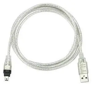 BUCIER 1.5m USB to IEEE 1394 Firewire 4 Pin Adapter Cable Converter Cord for iLink