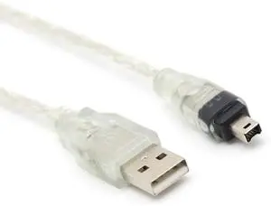 BUCIER 6ft 1.8m USB to Firewire IEEE 1394 4 Pin iLink Adapter Data Cable