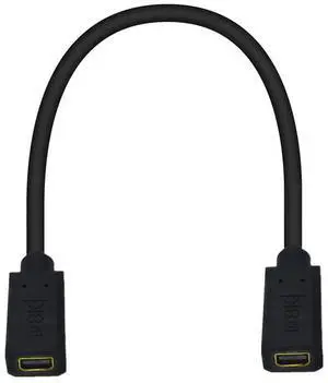 BUCIER 1FT Mini DP Female to Female Coupler Cord for PC/Laptop or Thunderbolt 2 Mac PC