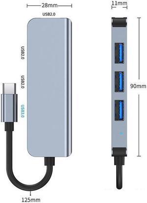 COFIER  USB C HUB 3.0 Type C 3.1 TO USB 3.0 4 Port Multi Splitter Adapter OTG USB for Macbook Pro 13 15 Air Mi Pro