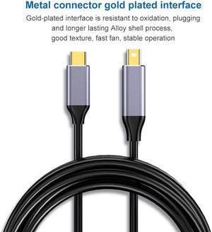 COFIER  type-c to Mini DisplayPort  DP Cable 4K@60Hz 6ft Unidirectional transmission Compatible with MacBook Pro MacBook Air More USB C Device
