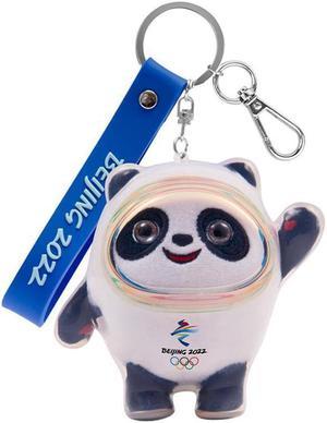 New 2022 Beijing Winter Olympics Mascot Bing Dwen Dwen 6CM Keychain Figure