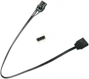 Adapter cable For Corsair RGB Fan (4-pin) to Asus Aura/MSI Mystic Light Addressable RGB