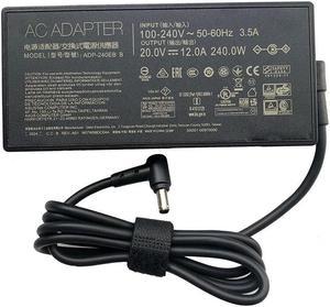 New 20V 12A 240W ADP-240EB B AC Adapter Charger for Asus Rog Zephyrus S15 GX502LXS GTX2080 GX502LWS GTX2070 GX502LWS-XS76 Zephyrus S17 GX701 GX701LWS-XS76 GX735LXS RTX2080 GX701LWS RTX2070