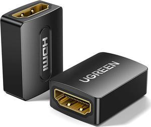 UGREEN HDMI Coupler 2 Pack 4K HDMI Adapter Female to Female HDMI Connector 3D 4K HDMI Extender Compatible with HDTV Roku TV Stick Chromecast Nintendo Switch Xbox One Playstation PS4 Laptop PC