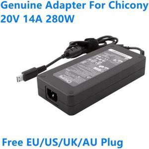 20V 14A 280W Chicony A18280P1A AC Power Adapter For MSI GE66 GE76 GP76 ADP280BB B A17230P1B Gaming Laptop Charger