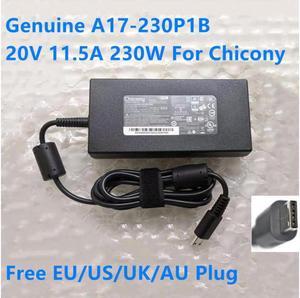 Chicony 20V 115A 230W A17230P1B A230A037P AC Adapter For MSI GP76 GE76 GE66 RAIDER 10SGS201ES Gaming Laptop Charger
