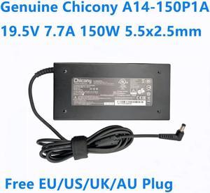 Chicony A14-150P1A 19.5V 7.7A 150W 5.5X2.5mm A150A004L AC Power Adapter For MSI GP73 GS63VR GS70 GS60 2PL Laptop Charger