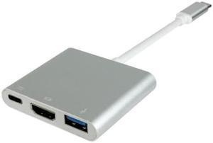 USB 3.1 Gen1 Type-C to USB 3.0 Type-A, 4K HDMI with Power Delivery Components MD3100CH