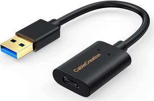 USB31 USB C Female to USB Male Adapter Cable 5Gbps CableCreation USB to USB C Adapter USB C to A Adapter Female USB C Adapter for Laptops Oculus Quest Link Logitech StreamCam Other USBA Devices