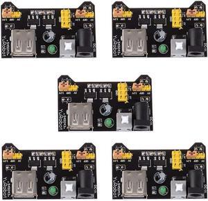 5pcs 3.3V 5V Power Supply Module for MB102 102 Prototype Breadboard DC 6.5-12V or USB Power Supply Module