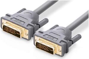 6.56ft/2m DVI-D(24+1) male to DVI-D (24+1)male Digital Dual Link Cable 24K gold plated