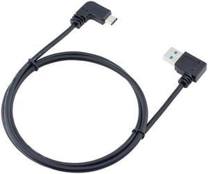 3.28ft. USB3.0 Type-C AM90 data line Type-C side bend model