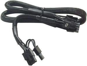 Power Supply Cable GPU PCIE Dual 8-pin Replacement for HX RM 750mm Type 4 HX1200 RM1000i / CX450M CX650m RM550X RM650X RM1000X RM750 RM850 80 Plus/SF SF450 SF600 SF750 80Plus