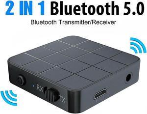 2 IN 1 Bluetooth 5.0 Transmitter Receiver Wireless Audio Aux 3.5mm Adapter For TV Computer Speaker Car Stereo 3.5mm AUX Jack RCA Adapter
