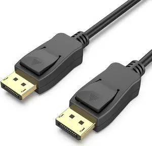 DisplayPort to DP 4K 60Hz 10Feet Cable, DisplayPort to Display Port Male to Male Cable Gold-Plated Cord 10 ft. DisplayPort to DP 4K 60Hz 10Feet Cable, DisplayPort to Display Port Male to Male Cable Gold-Plated Cord 10 ft.