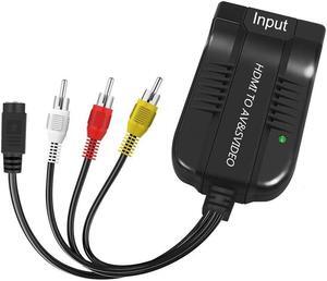 HDMI to AV and S-Video Converter HDMI to Male CVBS Audio Video Converter Adapter