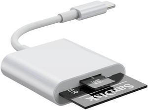 BUCIER USB C to SD Card Reader, SD/MicroSD to USB C Card Reader Adapter [Thunderbolt 3] Compatible with iPad Pro 2020/2019, MacBook Pro 2019, MacBook Air 2020, Galaxy S10/S9, Surface Book 2 and More