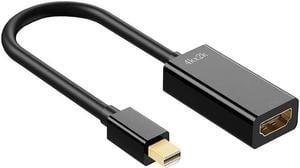 BUCIER Mini Display Port to HDMI 4K@30HZ, Gold Plated Mini Displayport(Thunderbolt Port) to HDMI Converter Adapter 4Kx2K for Mac Book,Mac Book air, iMac, and More with MDP