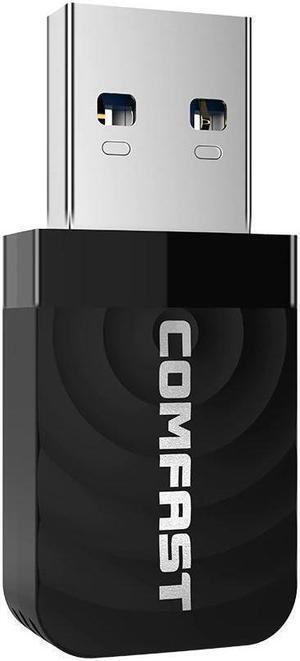 BUCIER USB Wifi Adapter 1300Mbps USB Wi-fi Adapter 2.4G 5G Network Card Antenna Wi fi Receiver Lan USB Ethernet PC Wifi Dongle