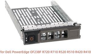 BUCIER 3.5" SAS SATA Hard Drive Tray Caddy for PowerEdge OF238F R720 R710 R520 R510 R420 R410