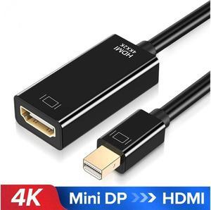 BUCIER Mini DisplayPort to HDMI, 4K Mini DP(Thunderbolt) to HDMI Converter Gold-Plated Cord Compatible for MacBook Pro, MacBook Air, Mac Mini, Microsoft Surface Pro 3/4, etc