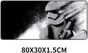 BUCIER 80x30cm Star Wars Gaming Mouse Pad XXL Computer Mousepad Large XL Rubber Desk Keyboard Mouse Pad Mat Gamer for Call of Duty 3 Gaming Mouse Pad