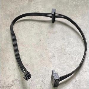 BUCIER For Main Board Interface Small 4Pin to Two SATA SSD Power Supply Cable 1Pc 45CM Cable MINI 4 Pin Turn 2 SATA Power Supply
