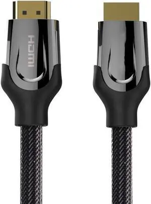BUCIER HDMI 2.0 Cable,  High Speed HDMI 2.0 4K Ultra HD Silver Cable Supports Ethernet, Xbox Play Station, PS3, PS4, PC, TV (10m/32 ft., Black)