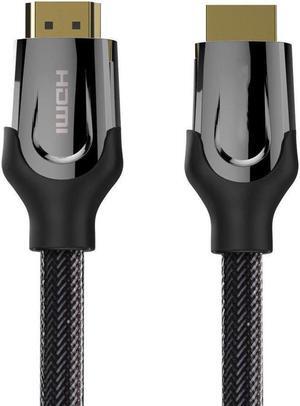BUCIER HDMI 2.0 Cable,  High Speed HDMI 2.0 4K Ultra HD Silver Cable Supports Ethernet, Xbox Play Station, PS3, PS4, PC, TV (3m/9.84 ft, Black)