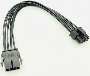 BUCIER 8Pin CPU Power Cable 8 Pin PCI-E to 8 Pin ATX EPS Male to Female PSU Motherboard Power Supply Extension Adapter Cable 20cm 18AWG